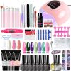 Nail Set with Lamp, Drill Machine, and Manicure Kit - Image 5