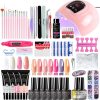 Nail Set with Lamp, Drill Machine, and Manicure Kit - Image 11