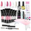 Nail Set with Lamp, Drill Machine, and Manicure Kit - Image 8