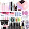 Nail Set with Lamp, Drill Machine, and Manicure Kit - Image 16