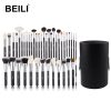 BEILI Professional Black Makeup Brush Set - Image 17