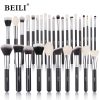 BEILI Professional Black Makeup Brush Set